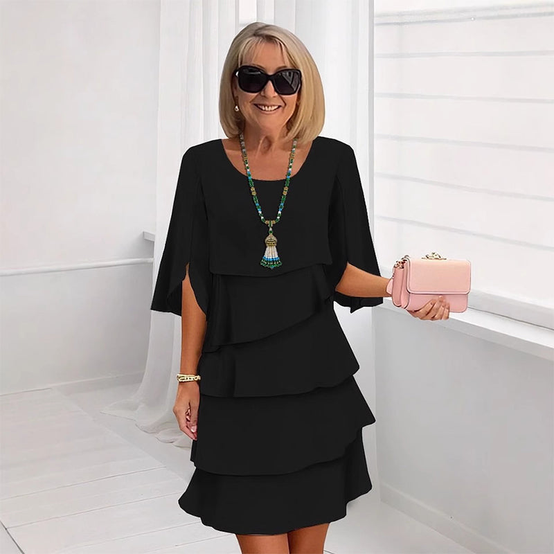 Layered Ruffle Dress