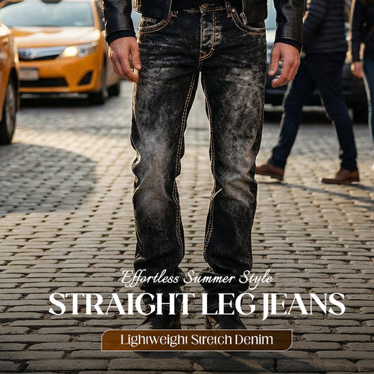Easy Summer Stretch Straight Jeans